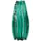 14&#x22; Green Wavy Glass Vase